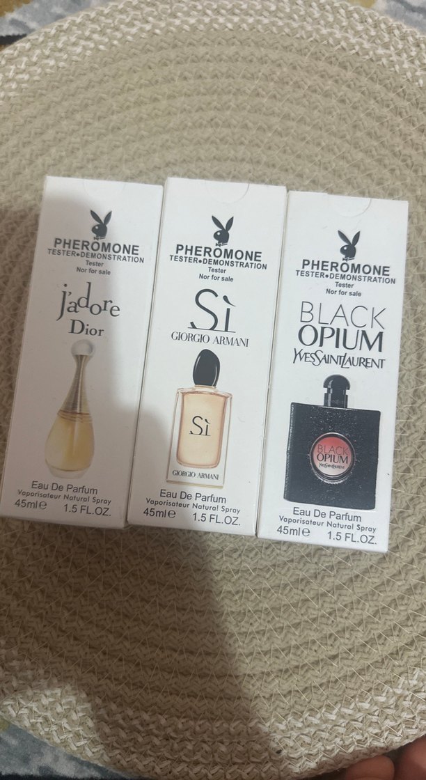 Kadın Parfüm Seti 3x45ml Dior, Armani, Yves Saint Laurent - Görsel 3