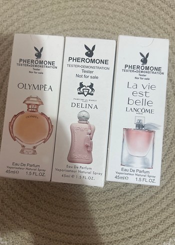 Kadın Parfüm Seti - 3x45ml Tester - Görsel 3