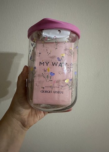 Accessorize Pembe Pastel Süpriz Takı kavonozu ve parfüm