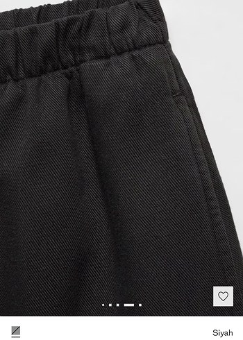 Siyah Rahat Kesim Kadın Pantolon - Görsel 6