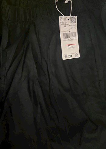 Siyah Rahat Kesim Kadın Pantolon - Görsel 8