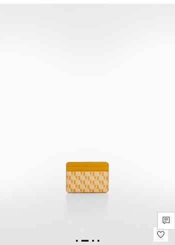 Sarı Minimalist Elastik Kadın Cüzdanı - Görsel 2