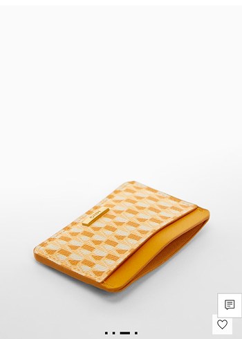 Sarı Minimalist Elastik Kadın Cüzdanı - Görsel 3