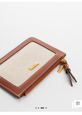 Bej Deri Fermuarlı Kadın Cüzdanı - Görsel 3