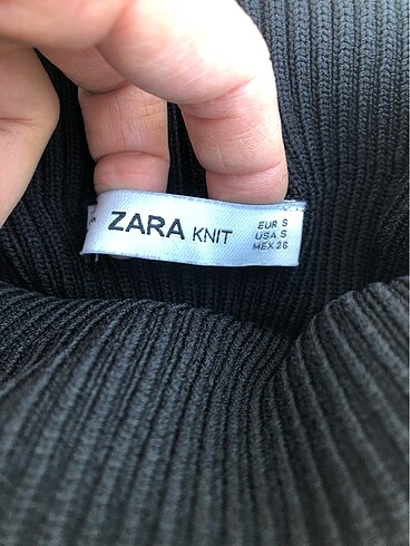 Zara triko straplez elbise - Görsel 2