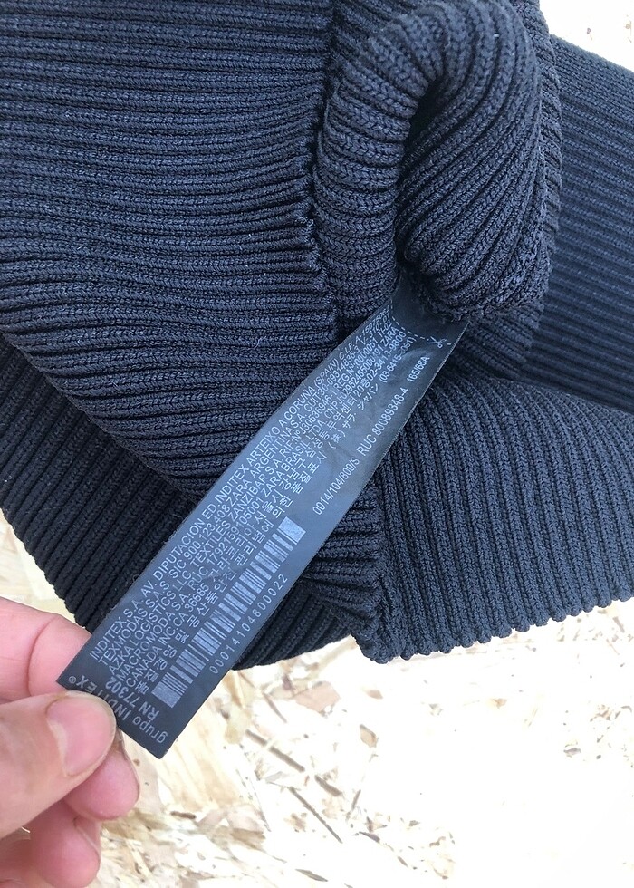 Zara triko straplez elbise - Görsel 5