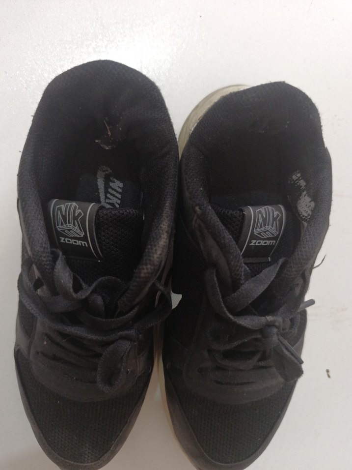 Siyah Erkek Spor Ayakkabı Bağcığı - Görsel 2