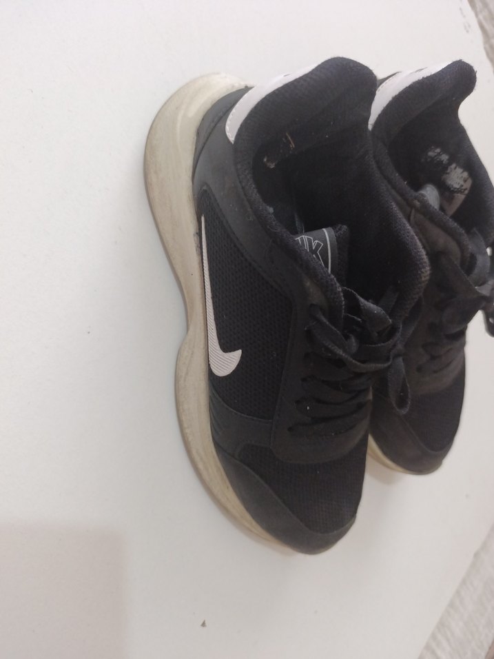 Siyah Erkek Spor Ayakkabı Bağcığı - Görsel 3