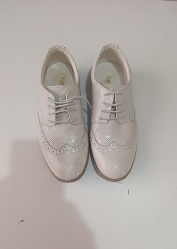 Beyaz Klasik Erkek Çocuk Özel Ayakkabı - Görsel 2