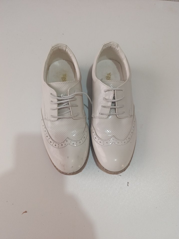 Beyaz Klasik Erkek Çocuk Özel Ayakkabı - Görsel 2