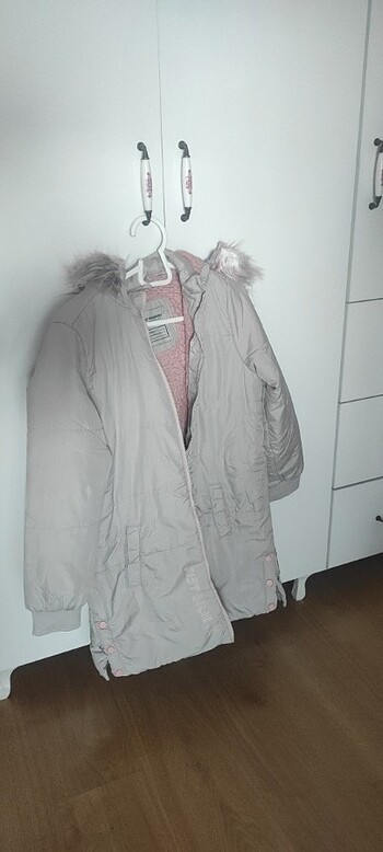 Acik Gri kiz cocuk mont