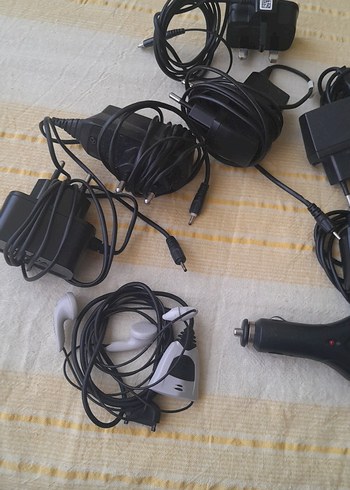 Siyah Telefon Şarj Aksesuarları Seti - Görsel 3