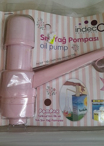 Diğer Pastel Pembe sıvı yağ pompası.