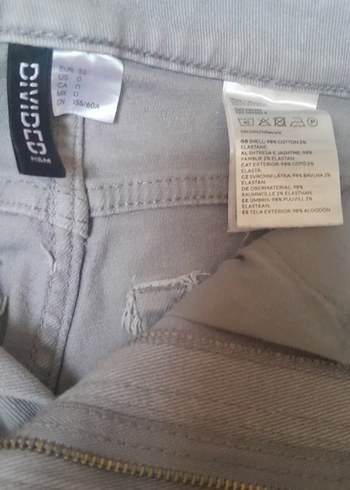 Kadın Siyah Midi Boy Denim Pantolon - Görsel 9