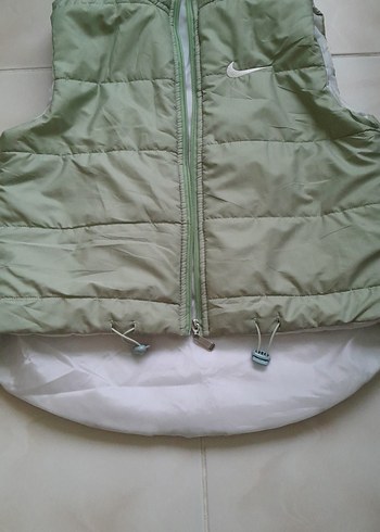 Yeşil Kadın Kapitone Yelek - Görsel 3