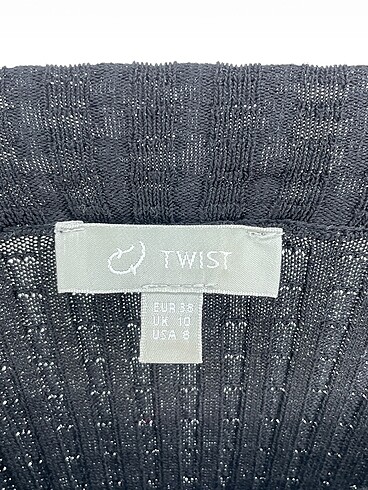38 Beden siyah Renk Twist Mini Elbise %70 İndirimli.