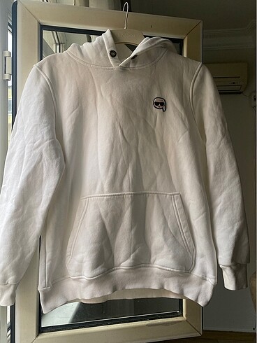Karl lagerfeld beyaz sweatshirt