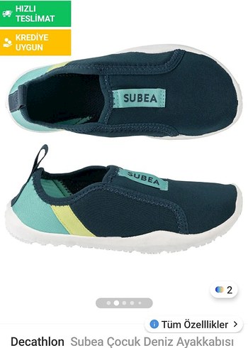 Decathlon Subea Erkek Çocuk Deniz Ayakkabısı