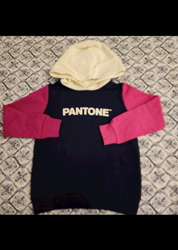 5 Yaş Beden pembe Renk pantone marka lc waikiki den alınmıştır. 5-6 yaş kapşonlu kalın