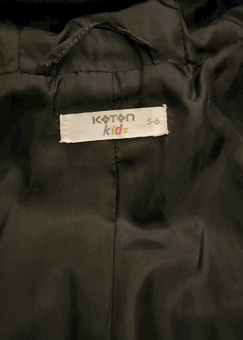 koton 5-6 yaş kaşe kaban - Görsel 7