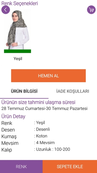 universal Beden haki Renk Desenli kaliteli haki şal