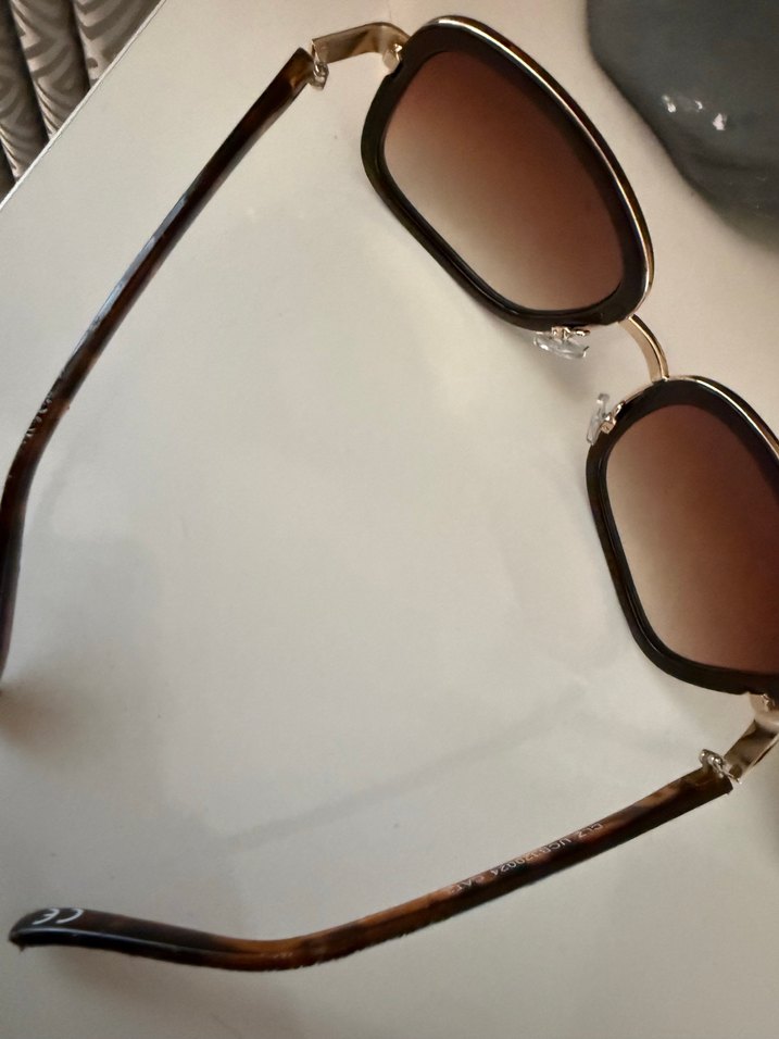 Kahverengi Kemerli Kadın Güneş Gözlüğü - Görsel 2