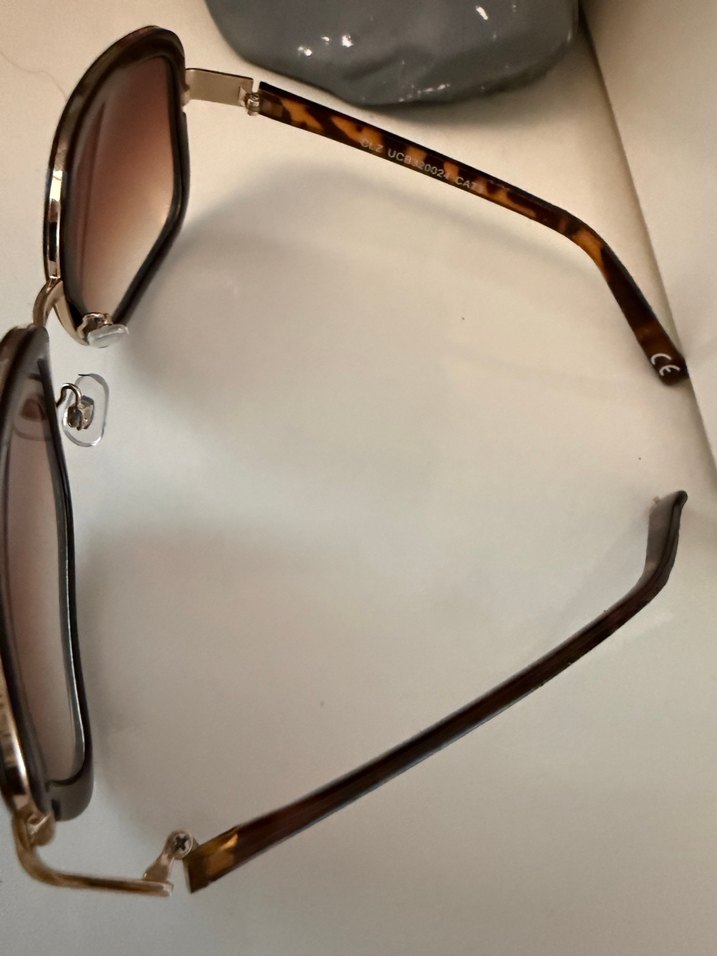 Kahverengi Kemerli Kadın Güneş Gözlüğü - Görsel 3