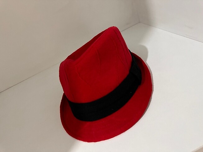 8-12 Yaş, 23 cm Beden kırmızı Renk Şapka