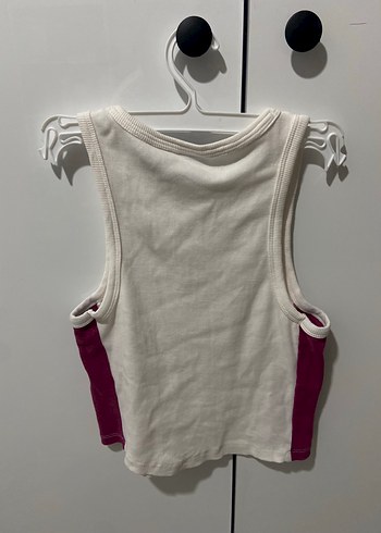 Beyaz crop spor Atlet - Görsel 2