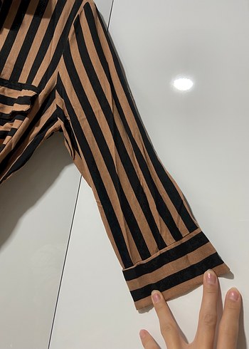 Bershka Gömlek Elbise - Görsel 4