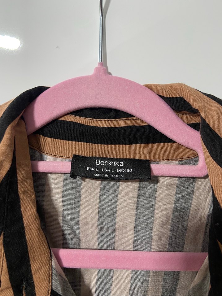 Bershka Gömlek Elbise - Görsel 5