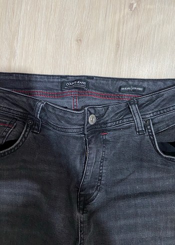 Gri Regular Fit Erkek Kot Pantolon - Görsel 3