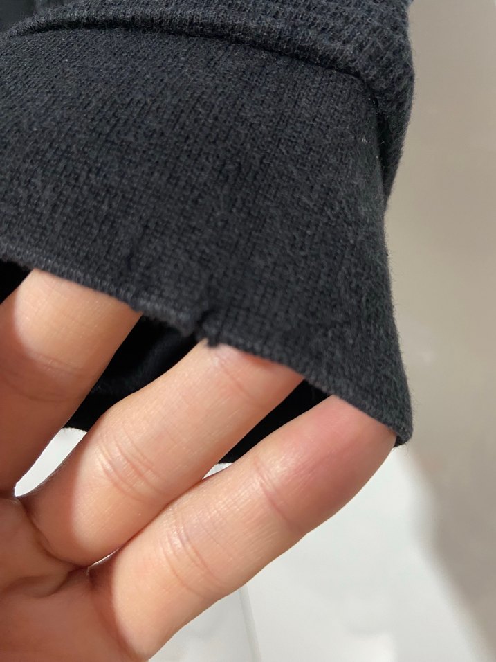 Erkek Siyah Uzun Kollu Salaş Sweatshirt - Görsel 4