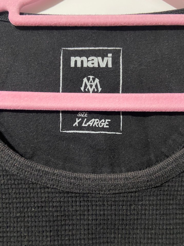 Erkek Siyah Uzun Kollu Salaş Sweatshirt - Görsel 3