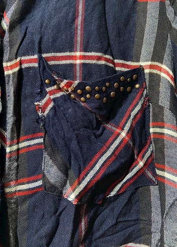 Uzun Kollu Düğmeli Kadın Gömlek Tunik - Görsel 5