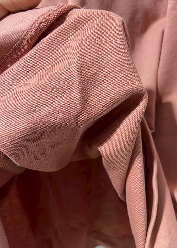 Pembe Kapüşonlu Midi Kadın Ceket - Görsel 6