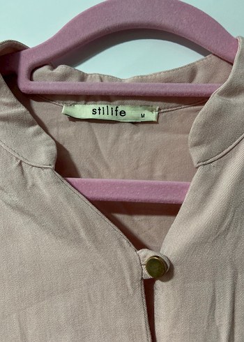 Pudra Uzun viskon Kadın Tunik - Görsel 3