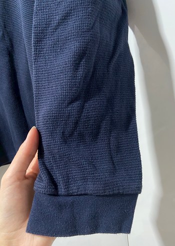 Lacivert Erkek Uzun Kollu Sweatshirt - Görsel 4