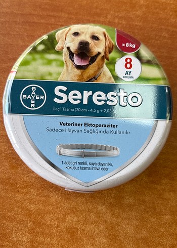 Seresto tasma 8 kg üstü 70 cm