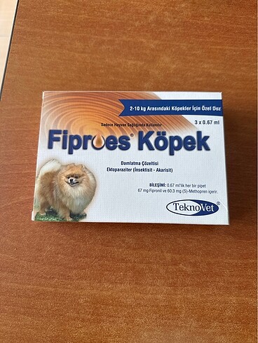 10 kg köpek dış parazit