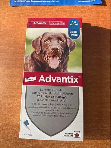 Köpek dış parazit 25-40