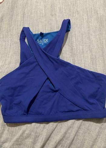 Lacivert Straplez Mini Atlet - Görsel 3