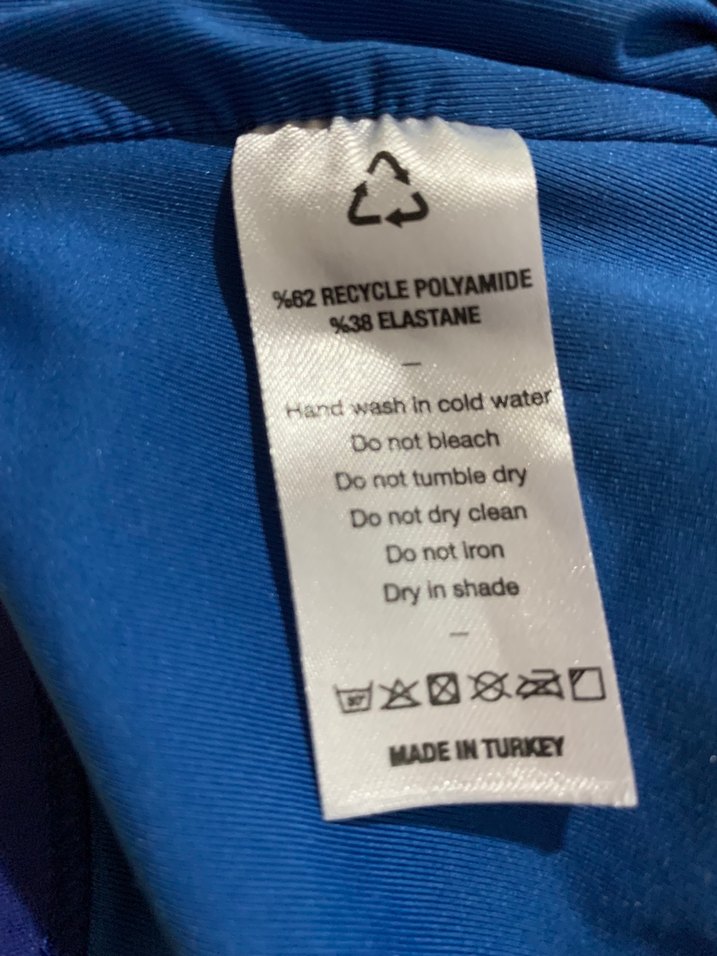 Lacivert Straplez Mini Atlet - Görsel 5