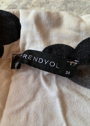 Trendyol & Milla Uzun Kollu Puantiyeli Mini Kadın Pijama üst