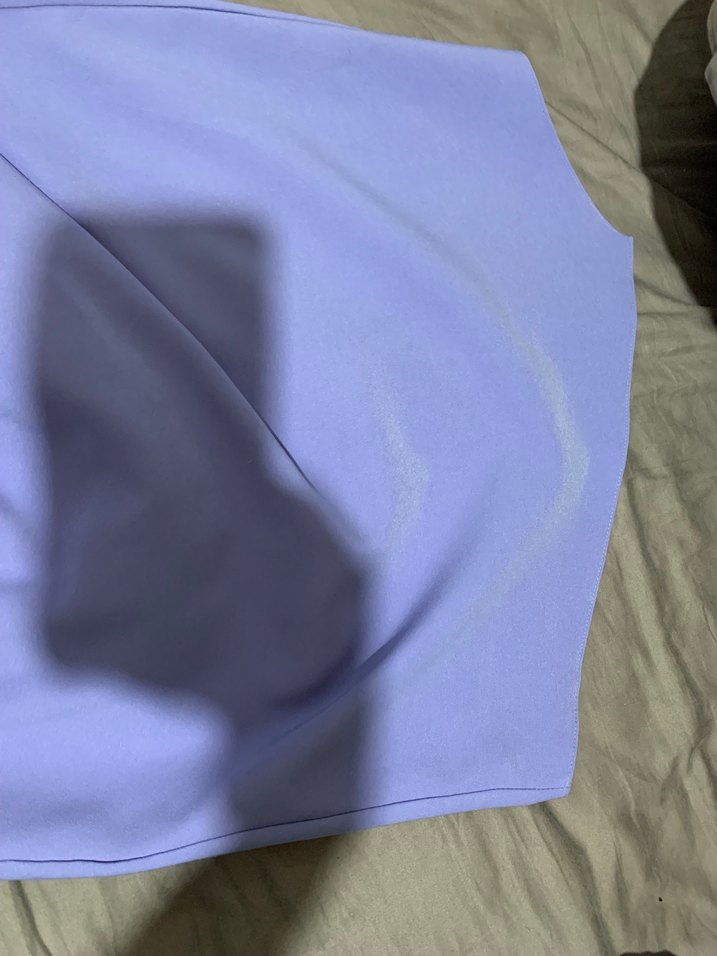 Mavi Asimetrik Mini Abiye Elbise - Görsel 5