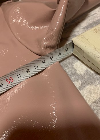 Parlak Bej Kapüşonlu Yağmurluk - Görsel 5