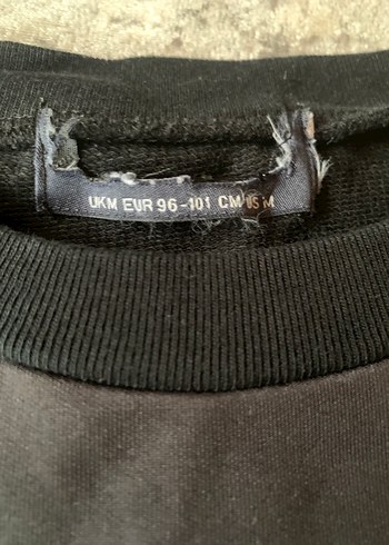 Siyah Kaplan Baskılı Kadın Sweatshirt - Görsel 3