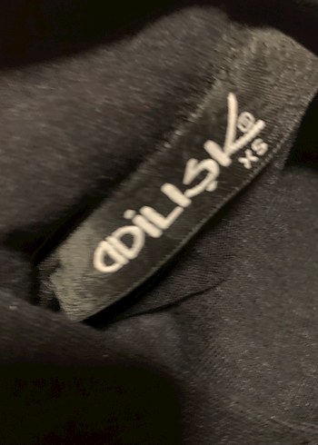 Düğmeli Siyah Uzun Kollu Triko Elbise - Görsel 7