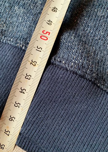 Gri Erkek Denim Sweatshirt Uzun Kollu - Görsel 4