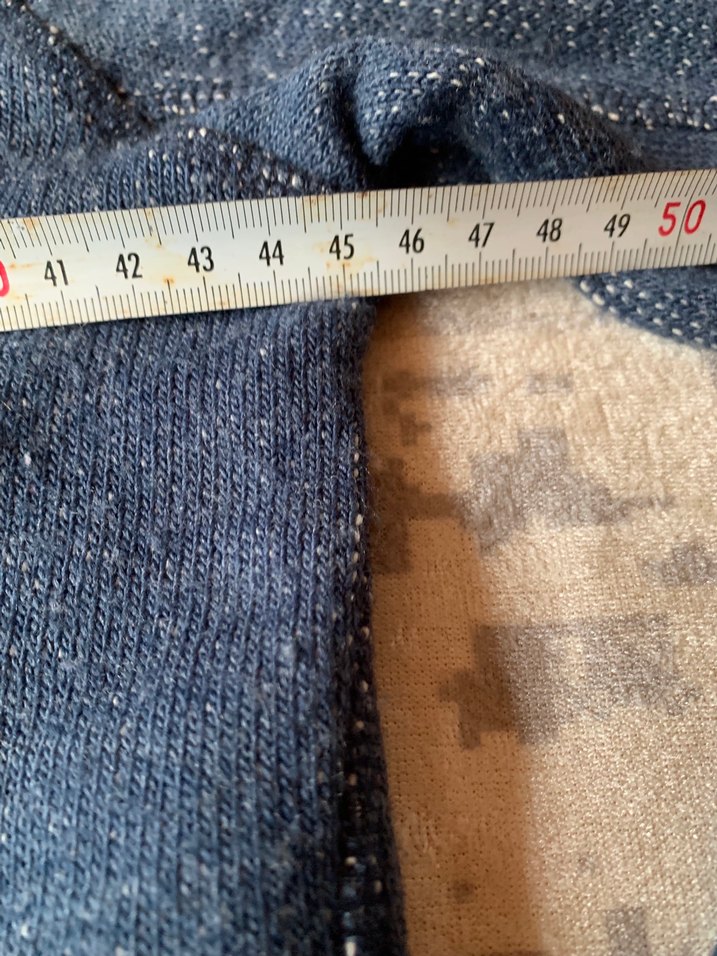 Gri Erkek Denim Sweatshirt Uzun Kollu - Görsel 5